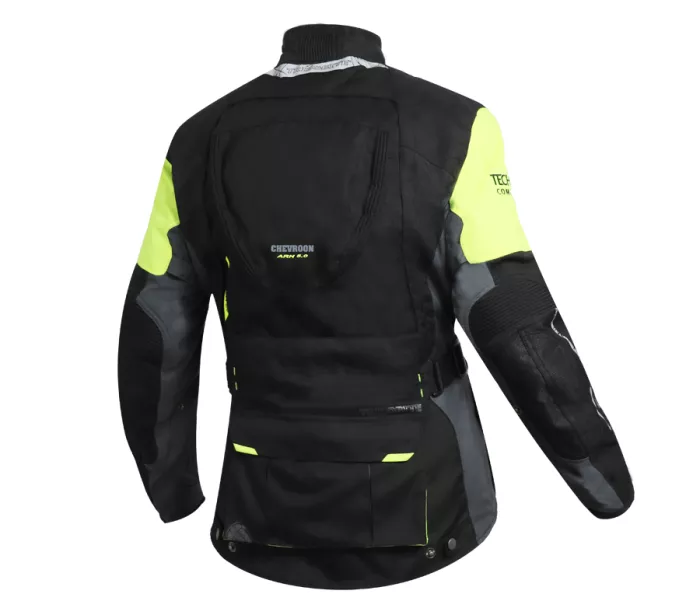 Dámská bunda na moto Trilobite Rideknow Tech-Air black/yellow fluo