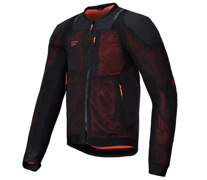 Bunda na moto Alpinestars Troop-Air Pro black/red fluo