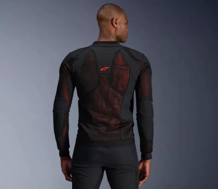 Bunda na moto Alpinestars Troop-Air Pro black/red fluo