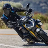 Bunda na moto Alpinestars T-Stunt black/dark blue/blithe blue
