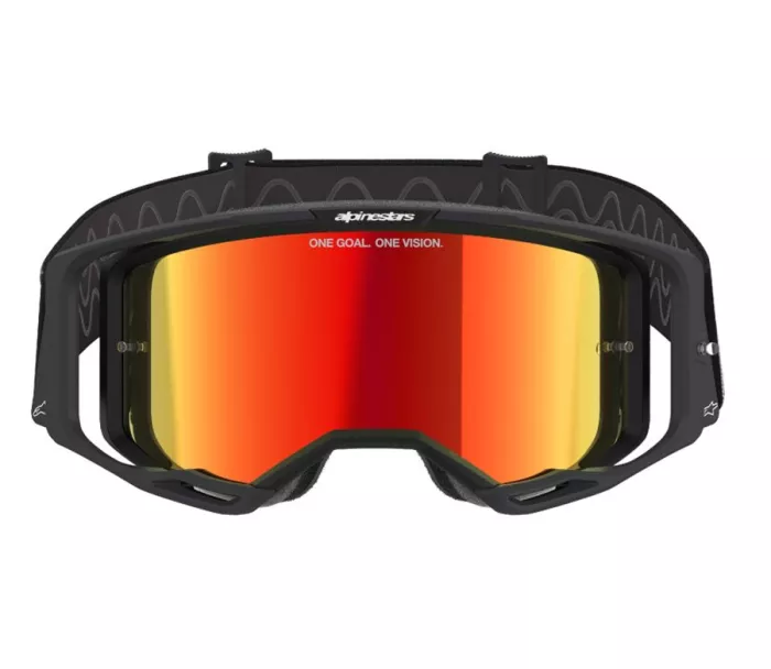 Motokrosové brýle Alpinestars Vision 8 Corp black/mirror red