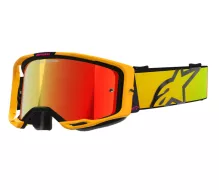 Motokrosové brýle Alpinestars Vision 8 Corp yellow pink/mirror red