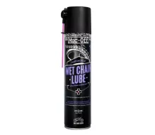 MUC-OFF MOTORCYCLE WET CHAIN LUBE 400 ml - Mazivo na moto řetězy do mokra