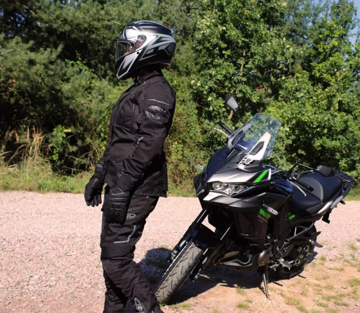 Dámská bunda na moto XRC Winkle 2.0 WTP ladies adventure jacket black vel.XS