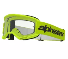 Motokrosové brýle Alpinestars Vision 3 Wordmark yellow fluo/clear