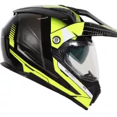 Helma na moto XRC Dual Alpiner 2.0 ECE06 black/fluo yellow