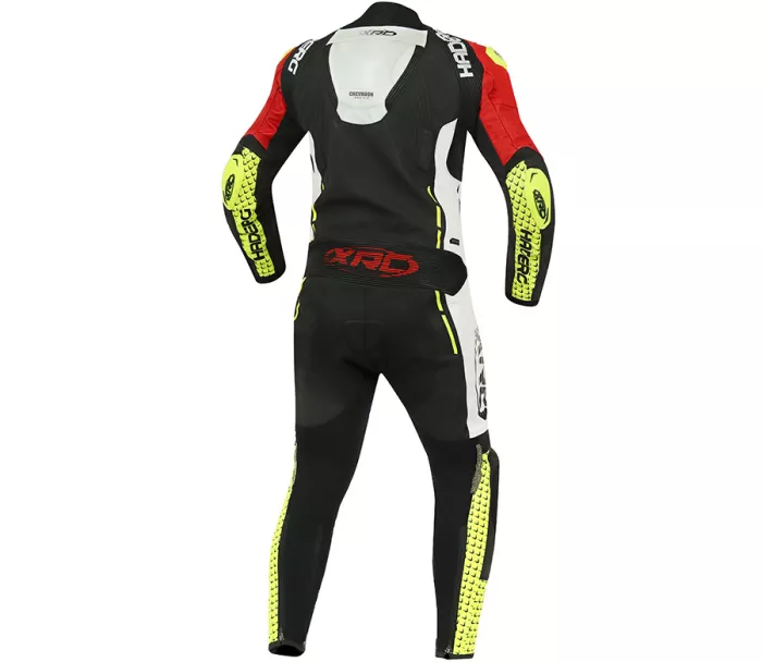 Jednodílná kombinéza XRC Haderg blk/yellow fluo/red - Tech-Air compatible