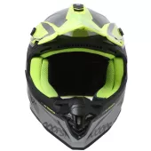 Helma na motokros XRC Dousman grey/yellow fluo