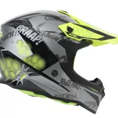 Helma na motokros XRC Dousman grey/yellow fluo