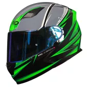 Helma na moto XRC Merchi R black/green/grey