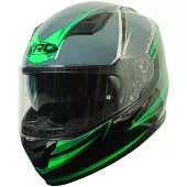 Helma na moto XRC Merchi R black/green/grey