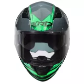 Helma na moto XRC Merchi R black/green/grey