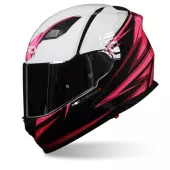 Helma na moto XRC Merchi R black/pink/white