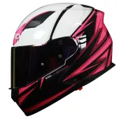 Helma na moto XRC Merchi R black/pink/white