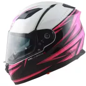 Helma na moto XRC Merchi R black/pink/white