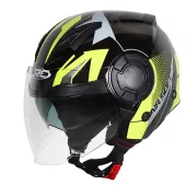 Helma na moto XRC Metric 2.0 black/fluo