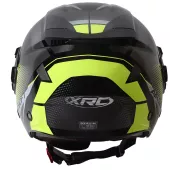 Helma na moto XRC Metric 2.0 black/fluo