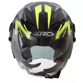Helma na moto XRC Metric 2.0 black/fluo