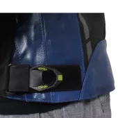 Kožená bunda na moto XRC Moos blk/blue/grey