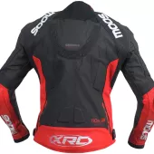 Kožená bunda na motorku XRC Moos blk/red/white