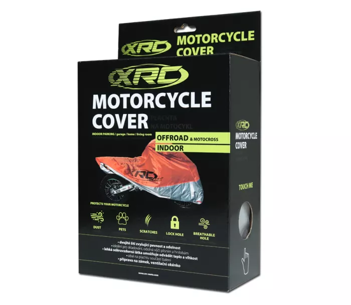 Plachta na motorku XRC Offroad/MX orange/silver vel. XL