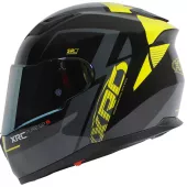 Helma na motorku XRC Pure GP 6 black/yellow fluo