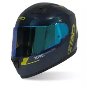 Helma na motorku XRC Pure GP 6 blue/yellow fluo