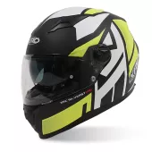 Helma na motorku XRC Silverstone matt black/white/yellow