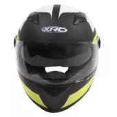 Helma na motorku XRC Silverstone matt black/white/yellow