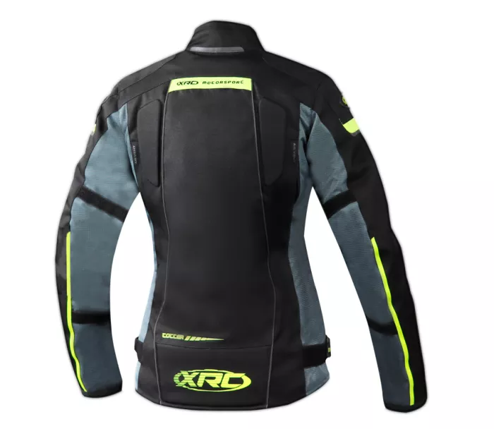 Dámská bunda na motorku XRC Totter WTP blk/grey/fluo