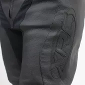 Kožené kalhoty XRC GLET men leather pants black