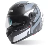 Helma na motorku XRC Silverstone matt black/grey/white