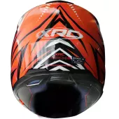 Helma na moto XRC Merchi R black/orange/grey