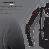 Bunda na motocykl XRC Winkle WTP blk/grey/fluo
