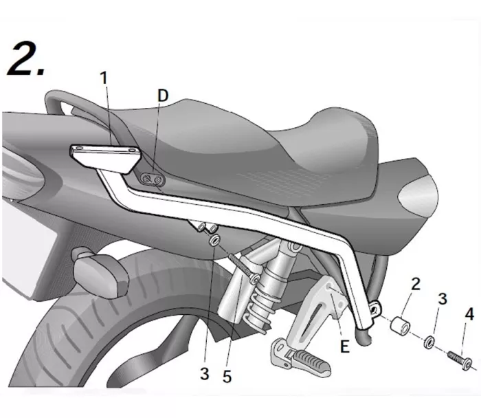 Nosič horního kufru Shad Y0XJ11ST Yamaha XJR 1300 (98-06)