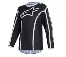 Dětský dres na motokros Alpinestars Fluid Apex black/grey