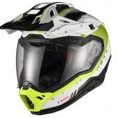 Helma na moto NEXX X.RALLY Yuma white/neon