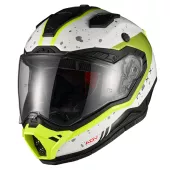 Helma na moto NEXX X.RALLY Yuma white/neon