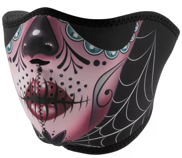 Maska Zan WNFM082H Sugar Skull/Purple